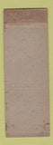 Matchbook Cover - Bridgeport Fabrics 1941 CT? WORN