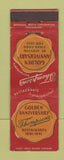 Matchbook Cover - Thompson's Restaurants 1941 WEAR