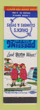 Matchbook Cover - Chuck's Cleaners & Dyers