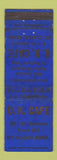 Matchbook Cover - OK Cafe St Cloud MN WORN