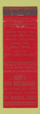 Matchbook Cover - Kreb's City Restaurant St Marys OH WEAR