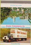 Matchbook Cover - Coast Carloading trucking Portland Seattle 40 Strike
