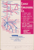 Matchbook Cover - Coast Carloading trucking Portland Seattle 40 Strike