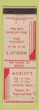 Matchbook Cover - Mobley's Lawton OK restaurant WEAR