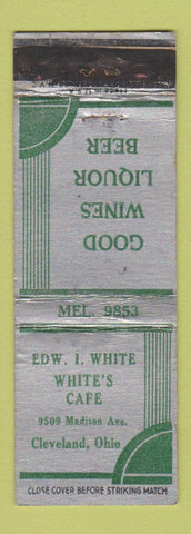 Matchbook Cover - White's Cafe Cleveland OH WORN