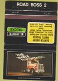 Matchbook Cover - White Semi Trucks Vancouver WA 40 Strike