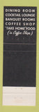 Matchbook Cover - Barraclough's Restaurant Los Angeles CA WEAR