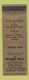 Matchbook Cover - The Wishing Well Richmond IN