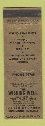 Matchbook Cover - The Wishing Well Richmond IN