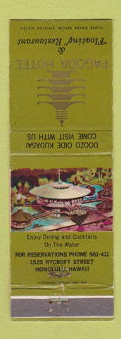 Matchbook Cover - Pagoda Hotel Honolulu Hawaii WEAR