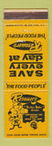Matchbook Cover - Rosauer's Grocery WEAR