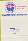 Matchbook Cover - Diamond T Trucks Providence RI 40 Strike