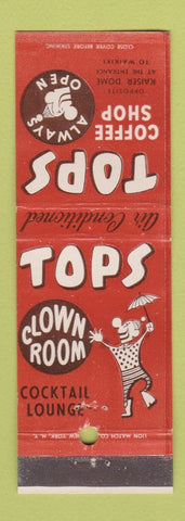 Matchbook Cover - Tops Coffee Shop Waikiki Hawaii