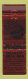 Matchbook Cover - Durant Soda Bar Athens PA BRONZE WEAR