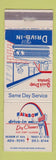 Matchbook Cover - Rainbow Drive In Dry Cleaners Kansas City MO