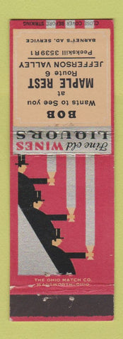 Matchbook Cover - Maple Rest Jefferson Valley NY deco