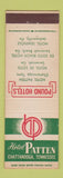 Matchbook Cover - Hotel Patten Chattanooga TN