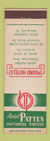 Matchbook Cover - Hotel Patten Chattanooga TN