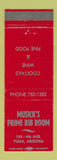 Matchbook Cover - Musick's Prime Rib Room Yuma AZ