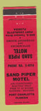 Matchbook Cover - Sand Piper Motel Port Charlotte FL WEAR