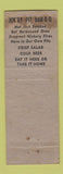 Matchbook Cover - Hik'ry Pit BBQ Oklahoma City OK WEAR