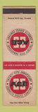 Matchbook Cover - Ace Vending Cigarette Service Cleveland OH