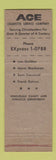 Matchbook Cover - Ace Vending Cigarette Service Cleveland OH