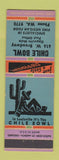 Matchbook Cover - Chile Bowl Mexican Restaurant Louisville KY