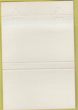 Matchbook Cover - White Semi Trucks New Castle DE WEAR 40 Strike