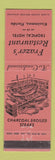 Matchbook Cover - Frazer's Restaurant Kissimmee FL