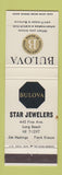 Matchbook Cover - Bulova Watches Star Jewelers Long Beach CA? WEAR