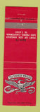 Matchbook Cover - The Yankee Whaler San Pedro CA