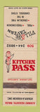 Matchbook Cover - Village Tavern billiards fried chicken Airway Heights WA WORN