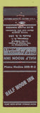 Matchbook Cover - Half Moon Inn Ridgeway NY