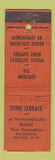Matchbook Cover - Stone Terrace Restaurant Bristol NH WORN