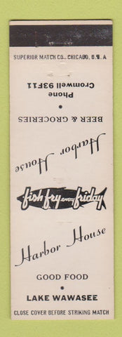 Matchbook Cover - Harbor House Lake Wawasee IN