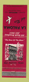 Matchbook Cover - LA Paloma Del Rio Mexican Food San Antonio TX