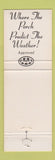 Matchbook Cover - Mathon's Restaurant Waukegan IL