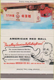 Matchbook Cover - Red Ball Trucking  40 Strike