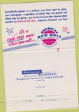 Matchbook Cover - Red Ball Trucking  40 Strike