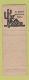 Matchbook Cover - Bassett's Restaurant Angola IN