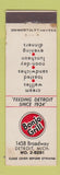 Matchbook Cover - Bonjo Grill Detroit MI WEAR