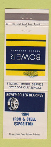 Matchbook Cover - Bower Roller Bearings 1964 Iron Steel Expo