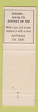 Matchbook Cover - Bower Roller Bearings 1964 Iron Steel Expo