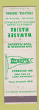 Matchbook Cover - Wawasee Marina Syracuse IN WEAR