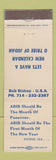 Matchbook Cover - ABIB Passover Jewish Judah Bob Bishop CA?