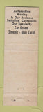 Matchbook Cover - Minit Car Wash Oak Park IL