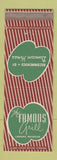 Matchbook Cover - Famous Grill Lansing MI