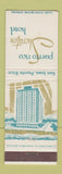 Matchbook Cover - Sheraton Hotel San Juan Puerto Rico