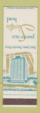 Matchbook Cover - Sheraton Hotel San Juan Puerto Rico